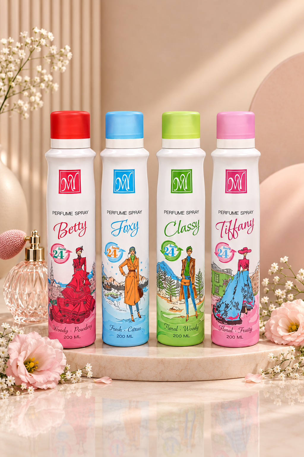 اسپری بدن زنانه مای ۲۴ ساعته مدل My Perfume Spray – حجم ۲۰۰ میل